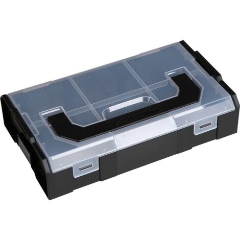 Boîte L-BOXX MINI 6 compartiments – Couvercle transparent – Dimensions 258,5x157,5x63mm – Résistante aux chocs – Pour rangement pièces – Bs Systems (1/6)