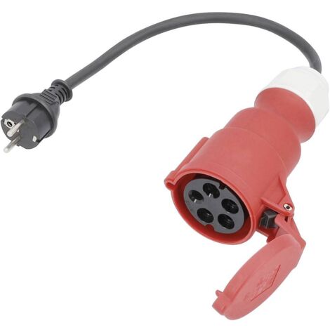 ViD CEE Adapterleitung 1,5m - Camping Adapter 230V/16A IP44