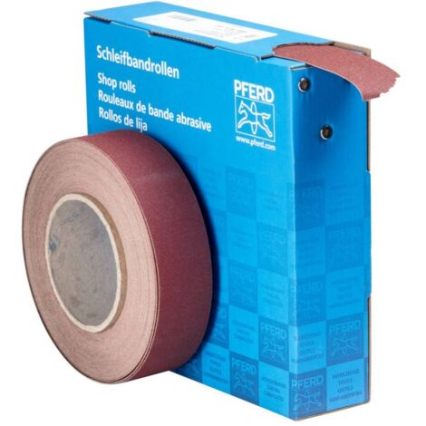 PFERD TOOLS 45016415 Rouleau de papier abrasif Grain 150 (L x l) 25 m x 38 mm 25 m