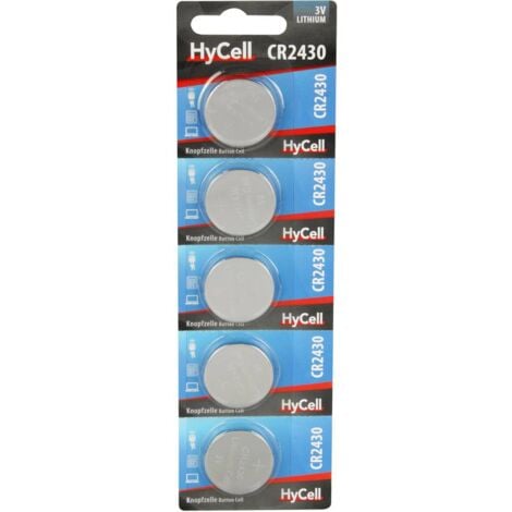 Piles boutons spéciales au Lithium 2430 - Duracell