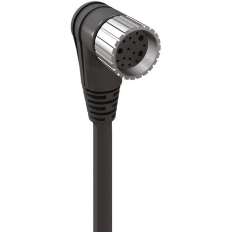 Lumberg Automation 60689 Connecteur confectionné pour capteurs/actionneurs M23 femelle, coudé 10.00 m Nombre de pôles: (1/2)