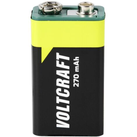 VOLTCRAFT Endurance 6LR61 Pile rechargeable 6LR61 (9V) NiMH 270 mAh 8.4 V 1 pc(s) (1/4)
