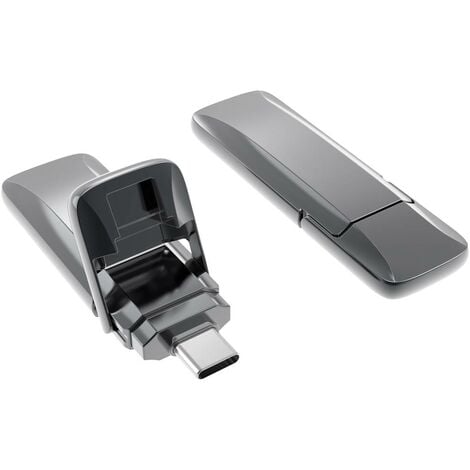 Xlyne 7651200 Clé USB 512 GB gris 7651200 USB-C® USB 3.2 (Gen 2)