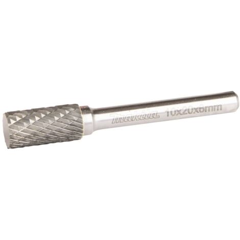 Makita B-52722 Fraise sur tige Carbure de tungstène cylindre Dimension produit, Ø 10 mm Longueur de travail 20 mm Diamè (1/2)