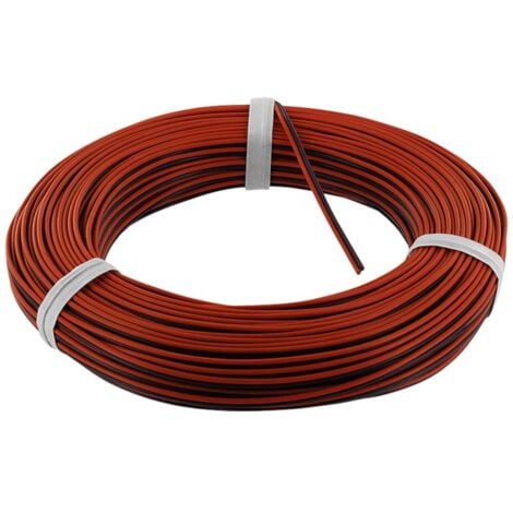 câble 10mm² conducteur au cuivre souple isolé de pvc rouge et vendu au mètre