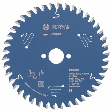 Lame de scie circulaire Bosch Expert Wood 2608644010 140x1,3x20 42Z