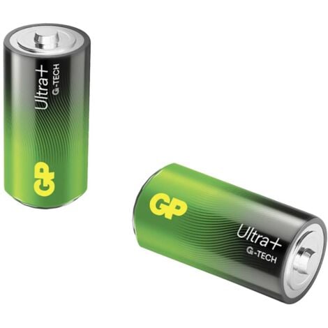 Battery C/LR14, 1.5V, Ultra Plus Alkaline, 2 pcs., GP 