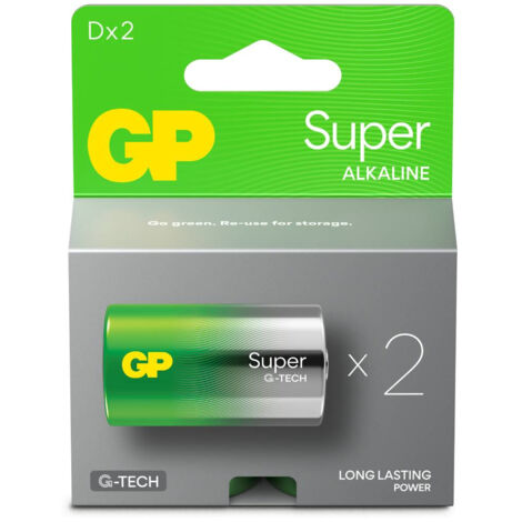 GP Super Pile LR20 (D) alcaline(s) 1.5 V 2 pc(s) (1/5)