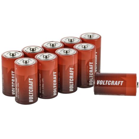 VOLTCRAFT Industrial LR14 Pile LR14 (C) alcaline(s) 8000 mAh 1.5 V 10 pc(s) C925402 (1/5)
