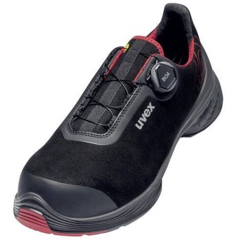uvex 1 G2 6840245 antistatique (ESD) Chaussures montantes de sécurité S3 Pointure (EU): 45 rouge-noi