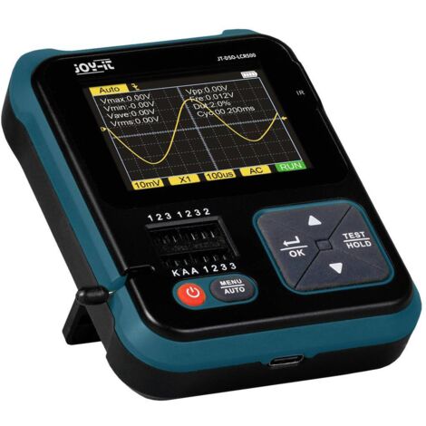 DSO-LCR500 Oscilloscope, Générateur de signaux Joy-it 1 kHz - 100 kHz Triangulaire, Impulsion, Rectangulaire, Sinusoïdale C083552 (1/5)