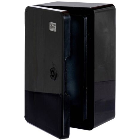 Coffret d'installation 130 x 200 x 300 mm – Plastique ABS noir – Indice de protection IP65 – Pour espaces extérieurs – Boxexpert (1/6)