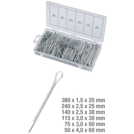 KS Tools - Assortiment de goupilles, 1000 pcs - 970.0330