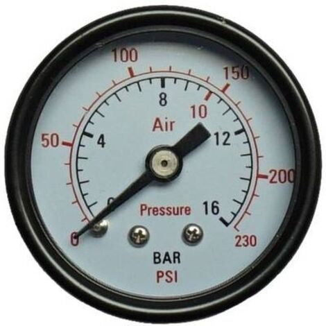 Aerotec Manomètre 9415451 Raccordement (manomètre): à l'arrière Filetage extérieur 1/4 1 pc(s) (1/2)