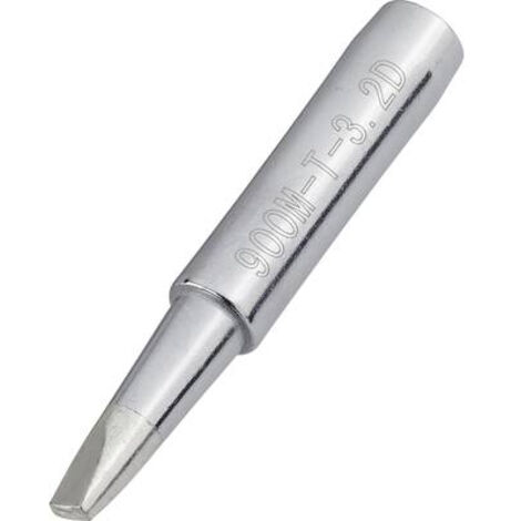 TOOLCRAFT Panne de fer à souder forme de burin Taille de la panne 3.2 mm Longueur de la panne 17 mm Contenu 1 pc(s)
