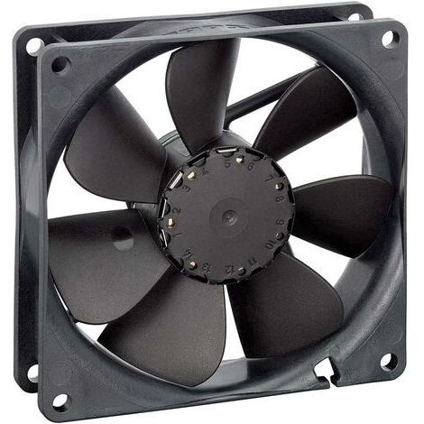 Ventilateur axial EBM Papst 3412 N/2 G 9292506398 12 V/DC 91 m³/h (L x l x H) 92 x 92 x 25.4 mm 1 pc(s) (1/4)