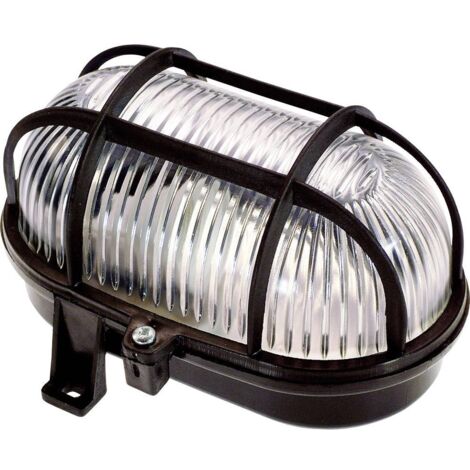 AS Schwabe Luminaire pour pièces humides LED E27 42 W noir (1/2)
