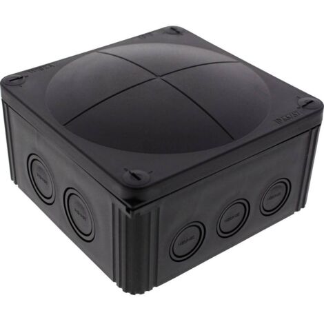 Wiska 10062215 Boîte de dérivation (L x l x H) 140 x 140 x 82 mm noir (RAL 9005) IP66/IP67 1 pc(s) (1/2)