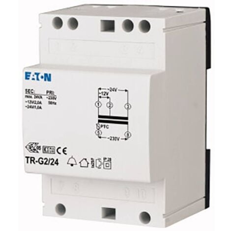 Eaton Y7-272484 Transformateur d'alimentation universel 1 x 230 V 2 x 12 V, 24 V 1.9 W 2 A