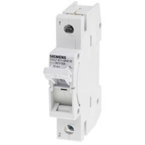 Siemens 5SG76110KK16 Interrupteur-sectionneur à fusibles Taille du fusible = D01 16 A 230 V 1 pc(s) D715191 (1/2)