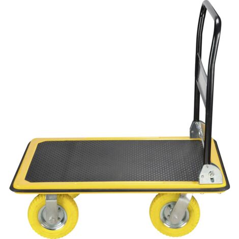 Servante De Chantier Chariot Stanley FATMAX Pliable - Plateforme Aluminium 135 Kg - Repliage Automatique Ultra Pratique équipement Bricolage