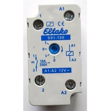 Télérupteur en saillie Eltako S91-100-12VAC 1 NO (T) 12 V/AC 10 A 1 pc(s) R974691 (1/3)