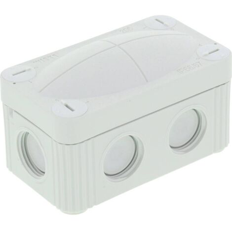 Wiska 10109570 Boîte de dérivation (L x l x H) 85 x 49 x 51 mm gris clair (RAL 7035) IP66/IP67 1 pc(s) (1/2)