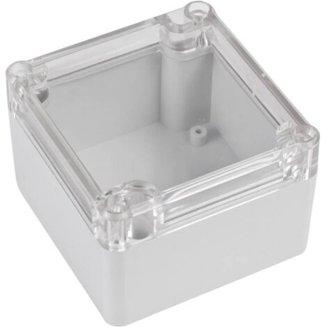 TRU COMPONENTS TC-7910748 Boîtier universel 82 x 80 x 55 ABS-PC gris 1 pc(s) R448641 (1/3)