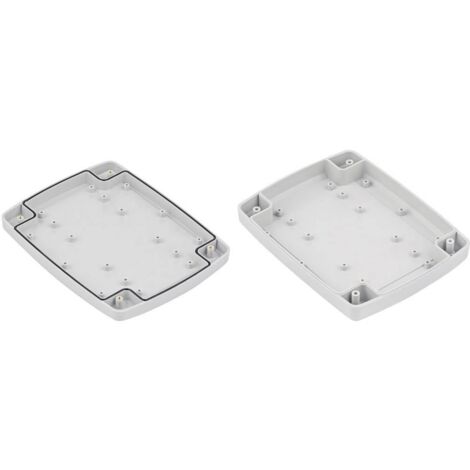 TRU COMPONENTS TC-7910796 Boîtier portatif 185 x 145 x 39 ABS gris 1 pc(s)