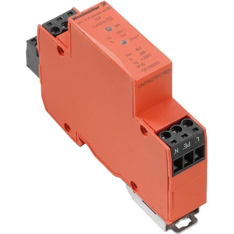 Weidmüller 1351580000 VPU III R 24V/4kV Dispositif antisurtension Protection anti-surtension pour: armoire de distribut (1/2)