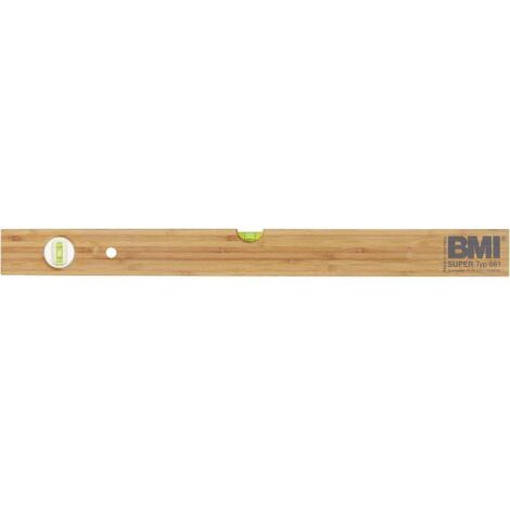 BMI 661100 Niveau à bulle en bois 1.0 mm/m (1/2)