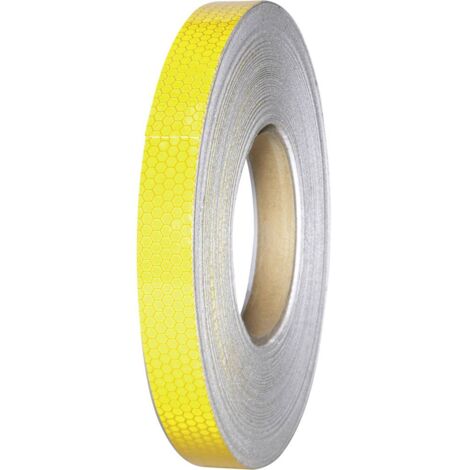Ruban adhésif TOOLCRAFT RT19/45M-YL 1563985 jaune (L x l) 45 m x 19 mm 1 pc(s) (1/2)