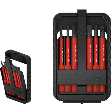 Trousse outils VDE slimBit electric PlusMinus/PZ fente 6- Unités Wiha