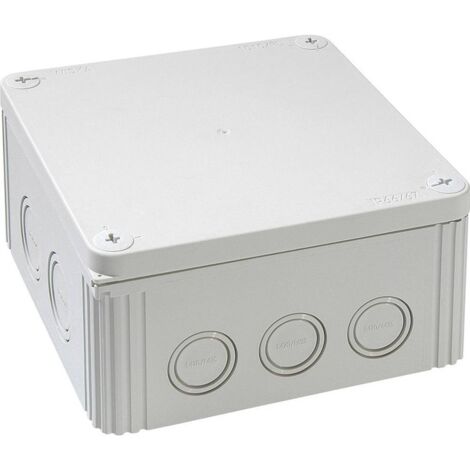 Wiska 10060705 Boîte de dérivation (L x l x H) 140 x 140 x 82 mm gris clair (RAL 7035) IP66/IP67 1 pc(s) C046451 (1/2)