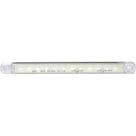 Feu de gabarit avant blanc SecoRüt 95722 verre transparent extrêmités de câble ouvertes 12 V, 24 V (1/5)