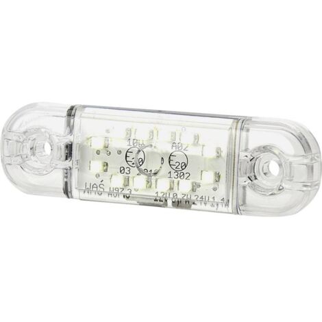 Feu de gabarit avant blanc SecoRüt 95716 verre transparent extrêmités de câble ouvertes 12 V, 24 V (1/7)