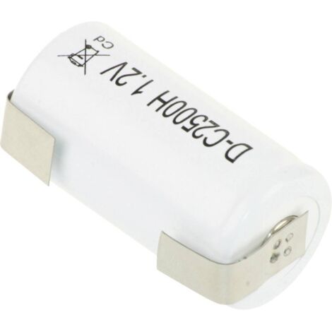 Mexcel D-C2500B Pile rechargeable spéciale LR14 (C) cosses à souder en U, flat-top NiCd 1.2 V 2500 mAh 1 pc(s)