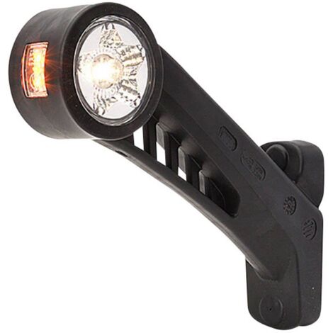 Feu de gabarit droite blanc, orange, rouge WAS 888P extrêmités de câble ouvertes 12 V, 24 V W057191
