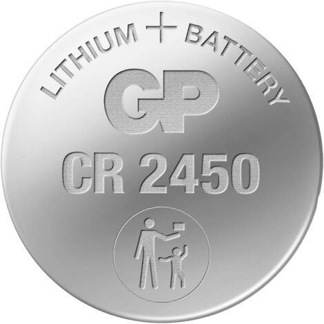 GP pile bouton, Lithium, CR2450, 5-p