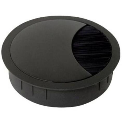 PASSE-FILS BACHMANN 5073739 ROND ZINC MOULÉ SOUS PRESSION NOIR 1 PC(S)
