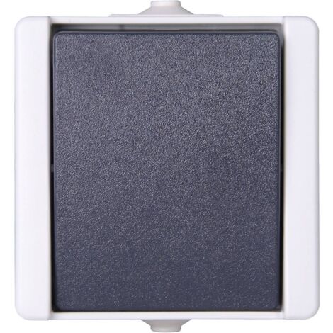 Kopp 540656002 1 pièce Gamme d'interrupteurs pour pièce humide complet Interrupteur, Interrupteur va-et-vient proAQA gr (1/2)