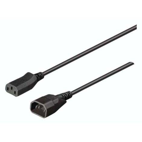 Bachmann 356.119 appareils IEC Câble de raccordement noir 0.50 m C207301 (1/4)