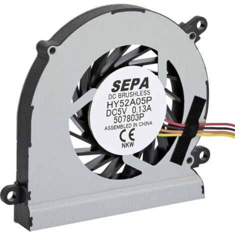 SEPA HY52A05PSE25AP00 Ventilateur axial 5 V/DC 4.5 m³/h (L x l x H) 52 x 52 x 8 mm Q750552 (1/2)