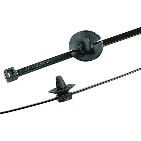 HellermannTyton 156-01146 PT2AP3SFT6.5-PEEK-BGE Serre-câble beige avec pied ancre 1 pc(s) (1/2)