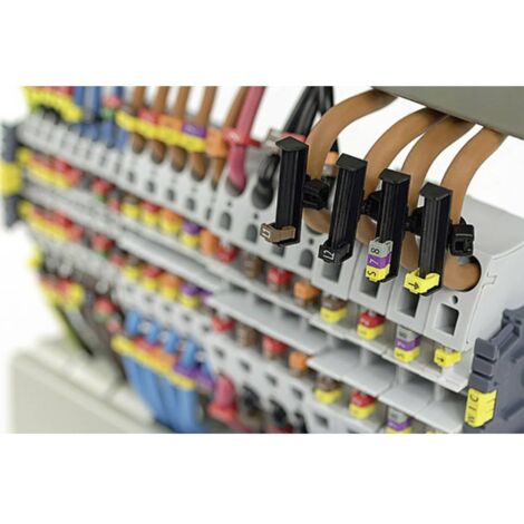 HellermannTyton WICA-ACT-BK-PA66HIRHS-BK (100) Clip de marquage 561-06000 R080461 (1/2)
