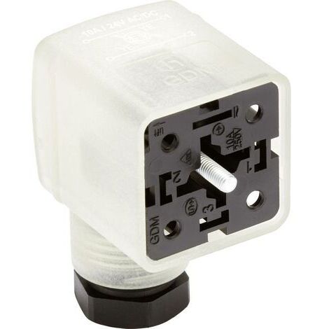Connecteur d'électrovanne série GDM21F6 transparent GDM21F6-V2Y-10D 934888036 Lumberg Automation Contenu: 1 pc(s) (1/3)