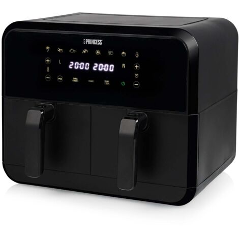 Princess Double Basket Airfryer 8L Noir 2400W (1/5)