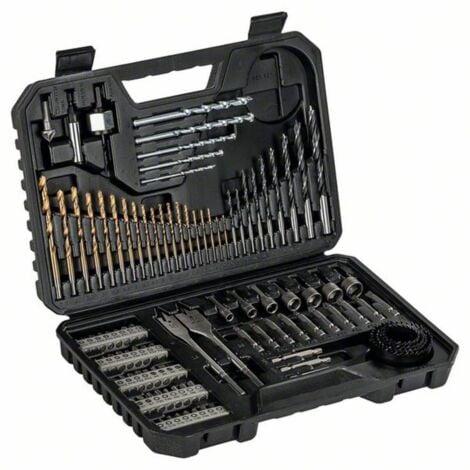 Bosch Accessories 2607017367 V-LINE TiN 103 pièces Assortiment de forets et d'embouts
