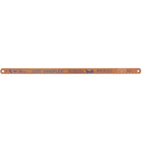 Lame de scie à main Sandflex 300 mm 24 Zpz, lot de 5 Bahco 3906-300-24-5P Nombre de dents:24 X086741