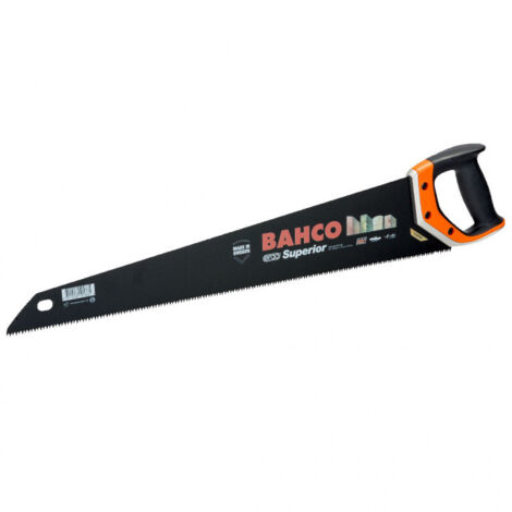 Bahco – Scie égoïne 550 mm 270022XT7HP – Pour bois dur – Denture trempée pour coupe nette – Poignée ergonomique à 2 composants